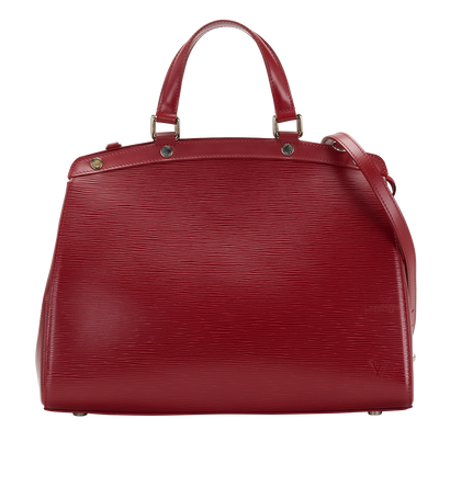 Brea MM, &pound;495, Handbags, Red, Leather, Front view